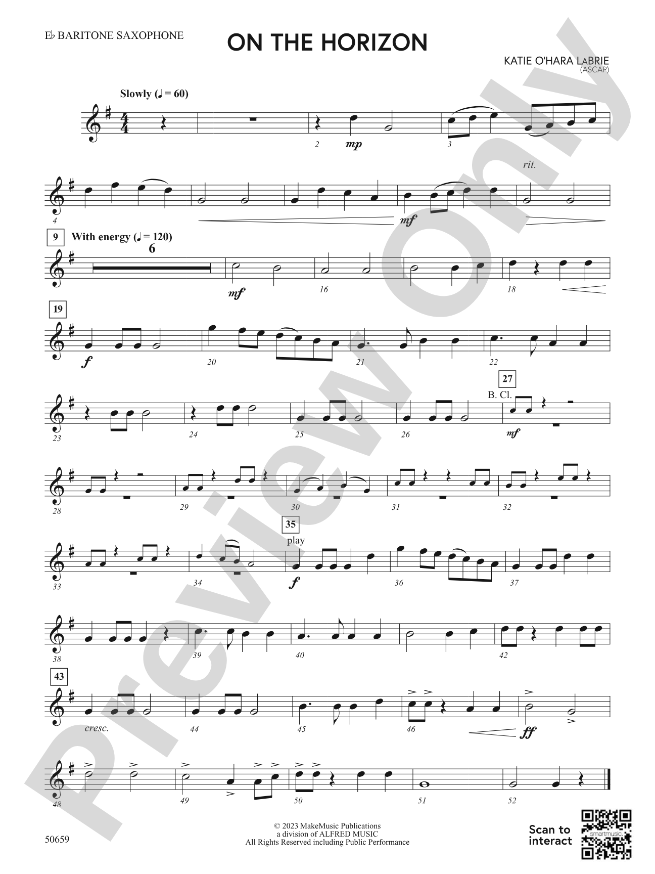 On the Horizon: E-flat Baritone Saxophone