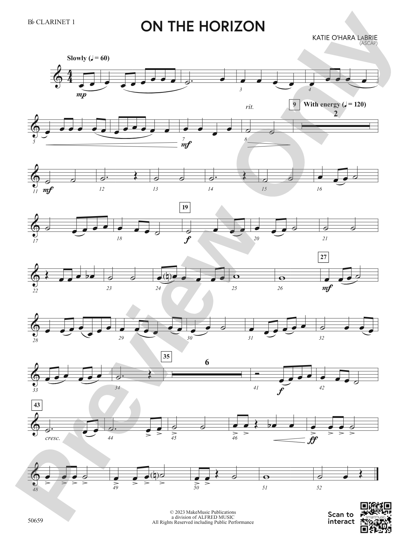 On the Horizon: 1st B-flat Clarinet