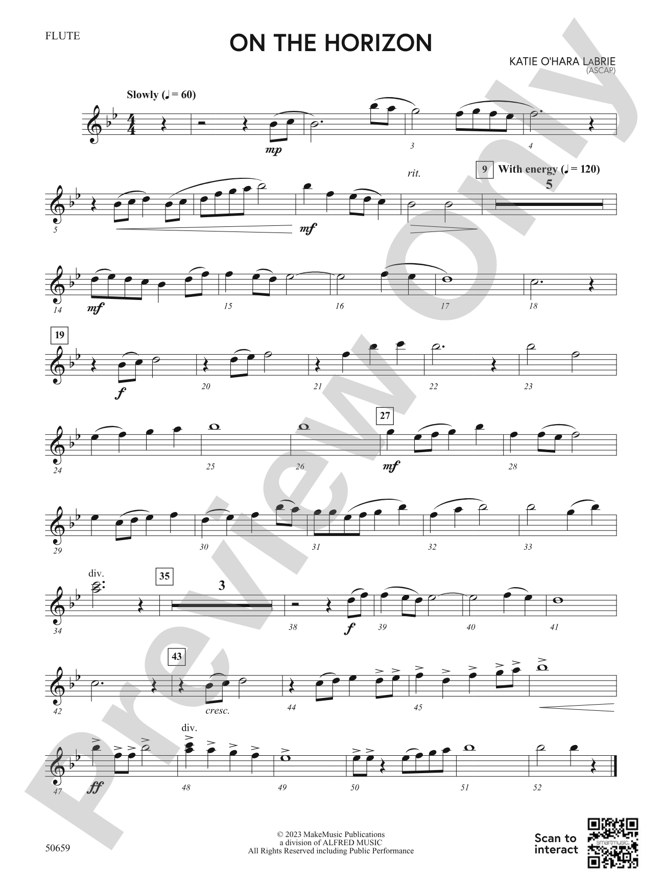 On the Horizon: Flute