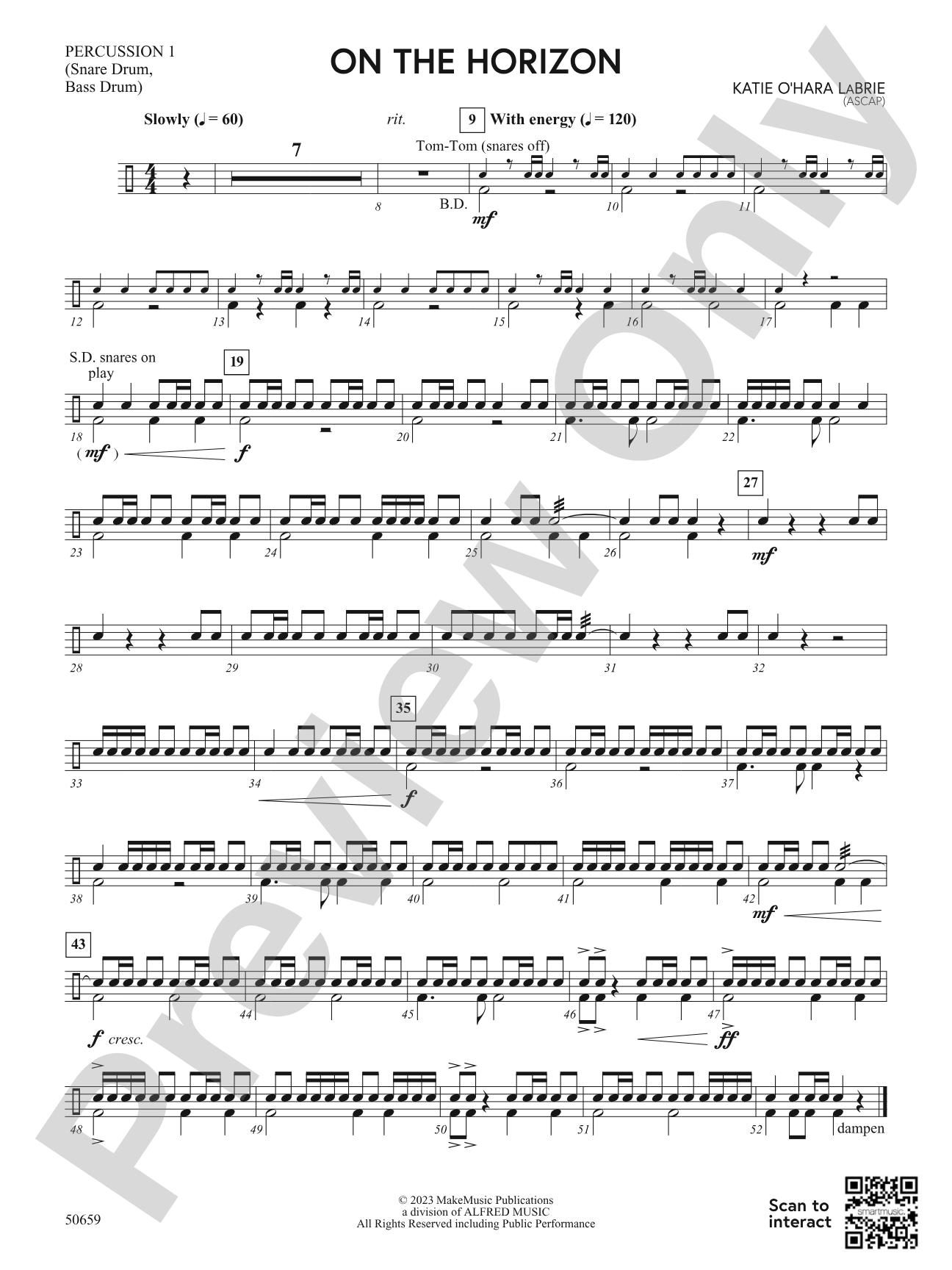 On the Horizon: 1st Percussion