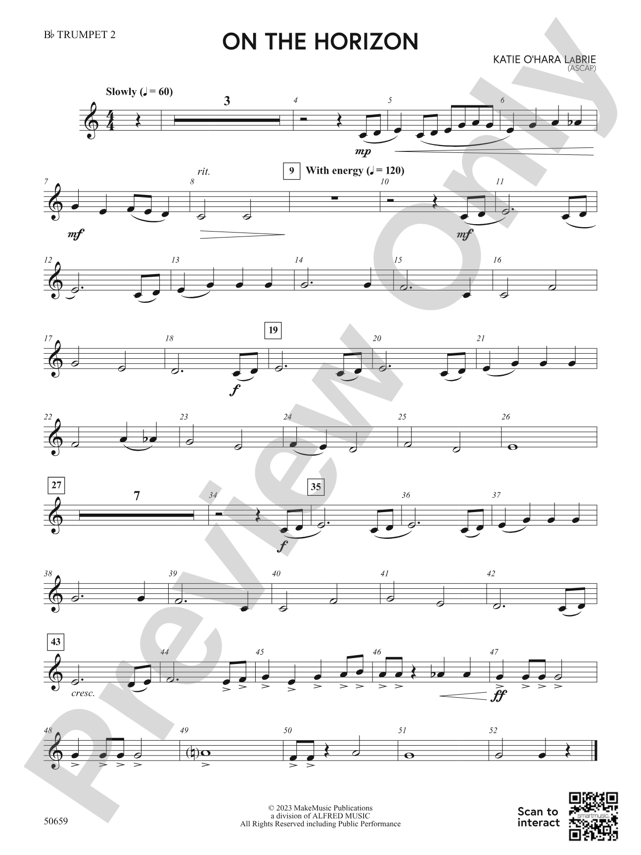 On the Horizon: 2nd B-flat Trumpet