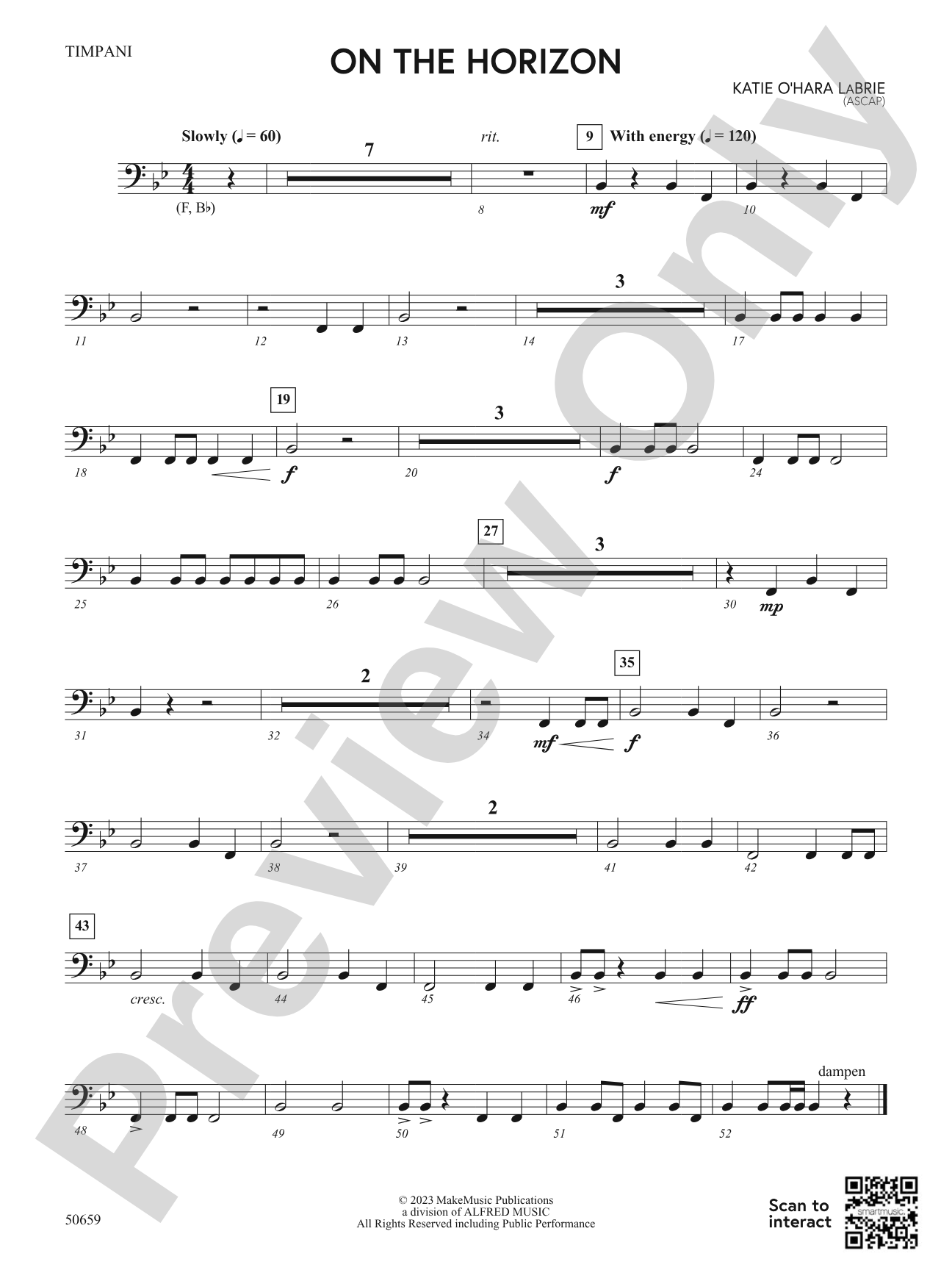 On the Horizon: Timpani