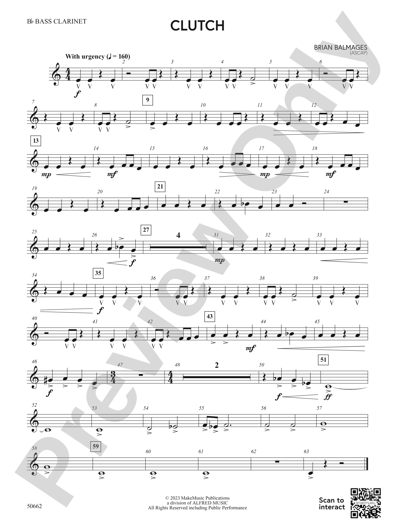 Clutch: B-flat Bass Clarinet