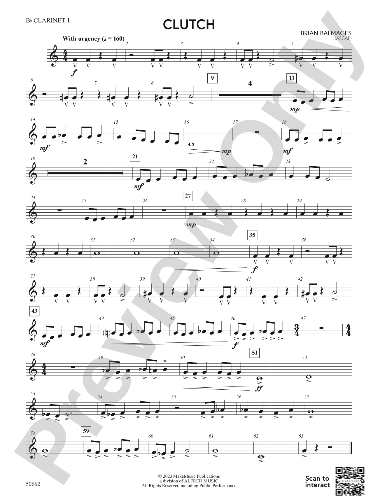 Clutch: 1st B-flat Clarinet