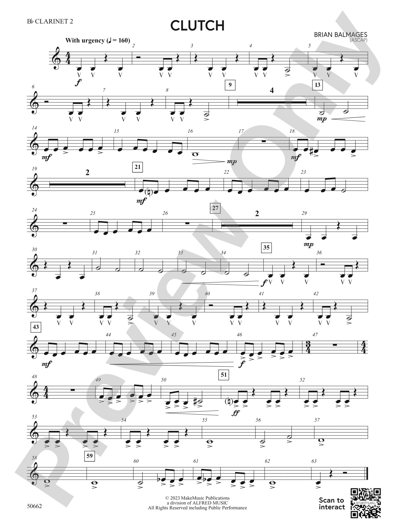 Clutch: 2nd B-flat Clarinet