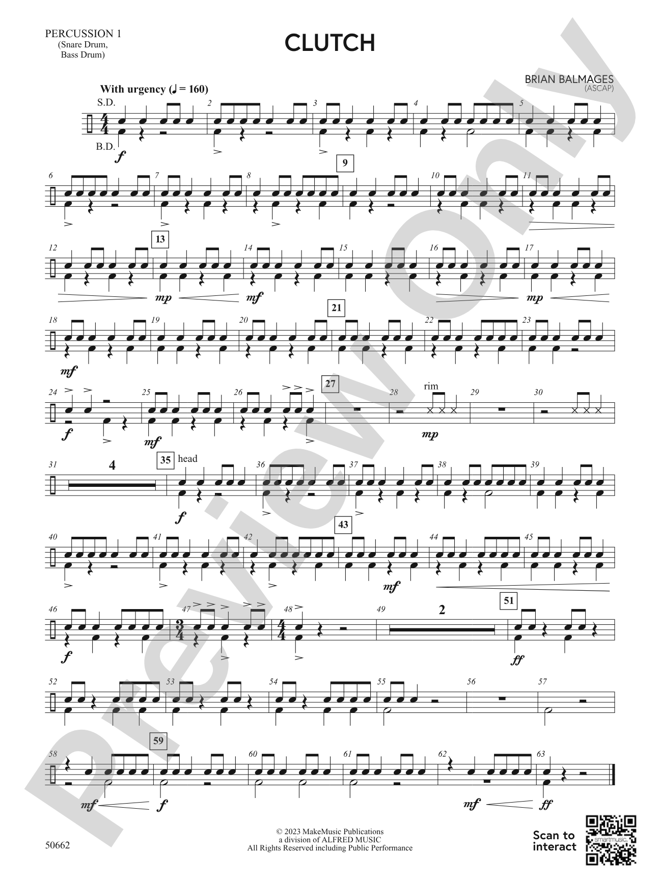Clutch: 1st Percussion