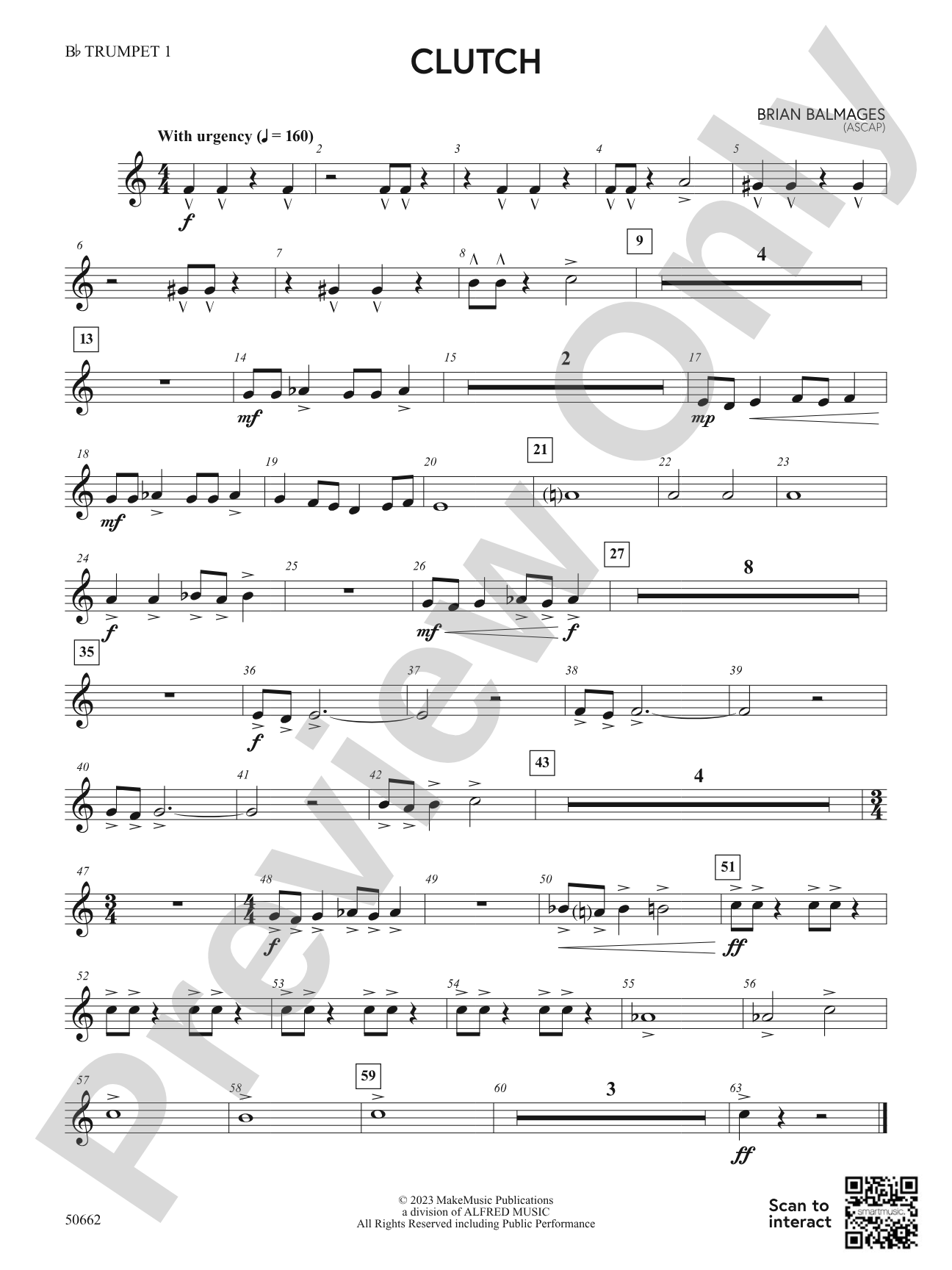Clutch: 1st B-flat Trumpet