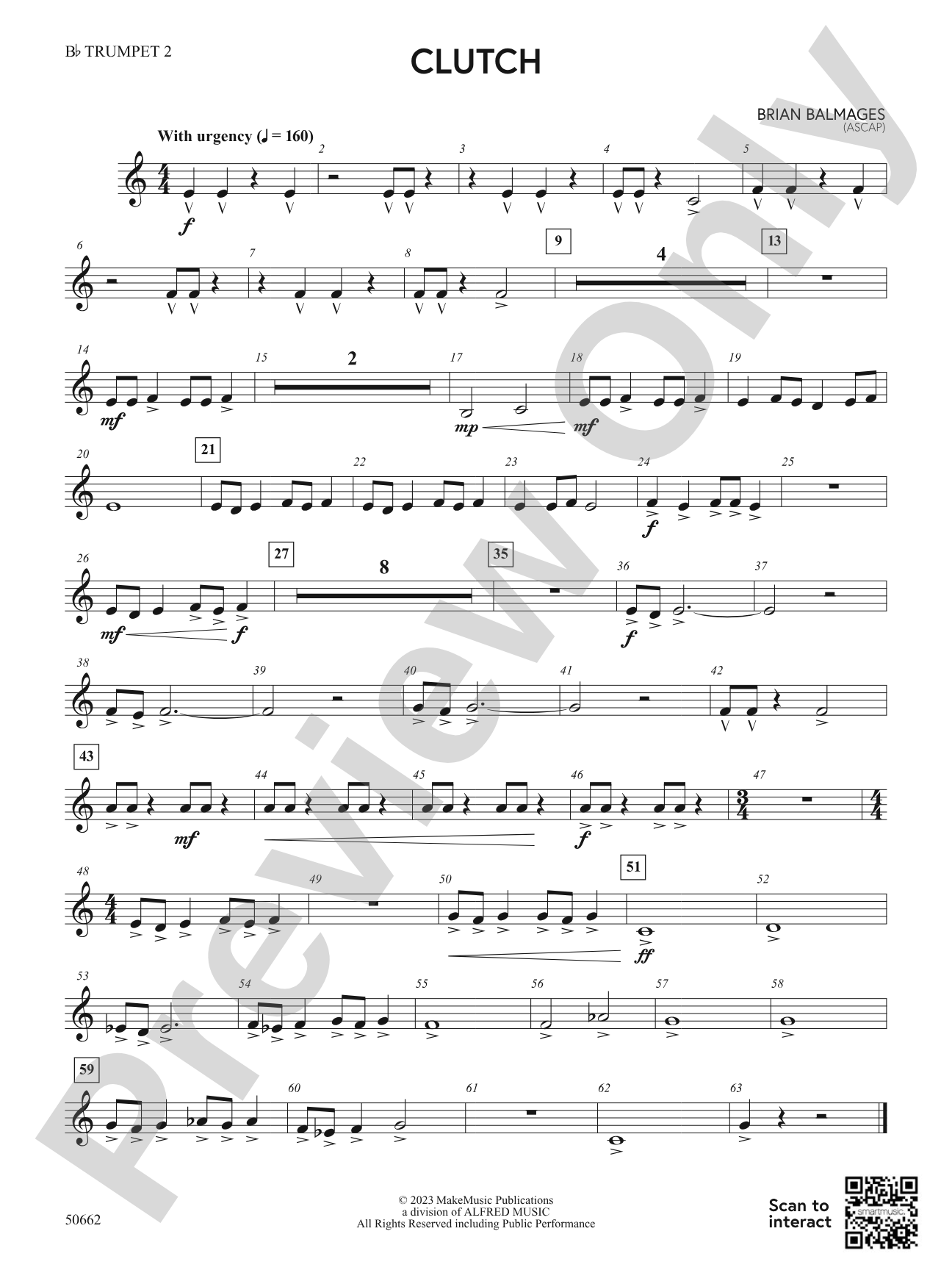 Clutch: 2nd B-flat Trumpet
