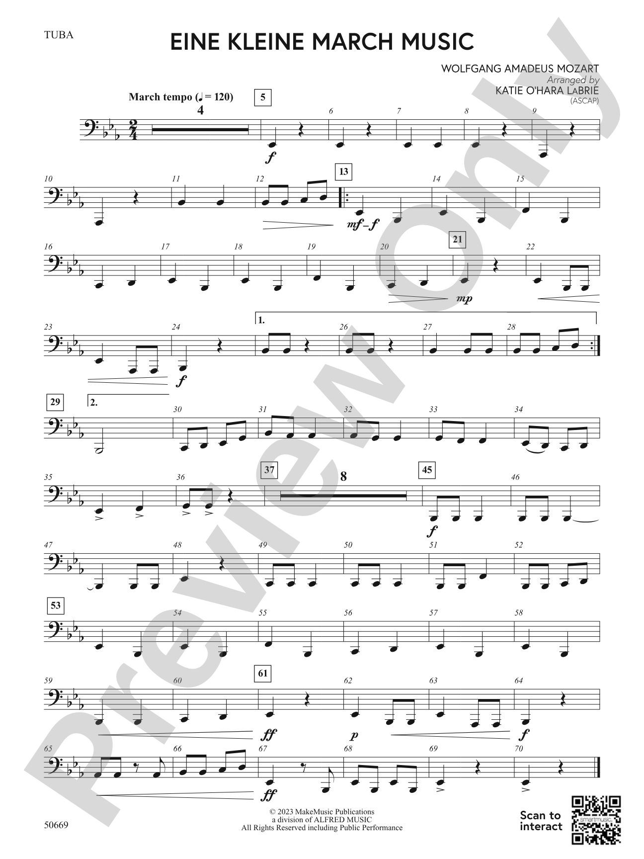 Eine Kleine March Music: Tuba