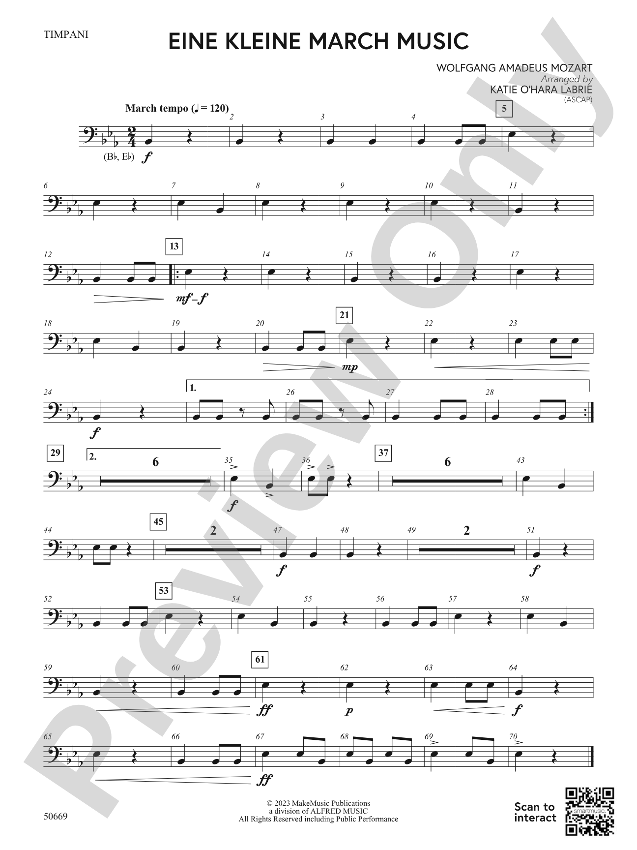 Eine Kleine March Music: Timpani