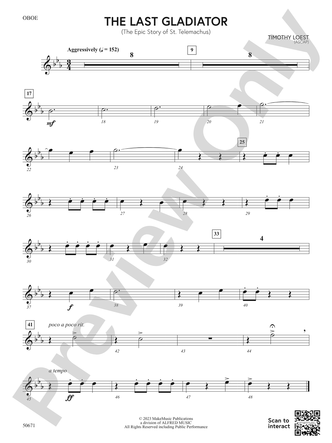 The Last Gladiator: Oboe