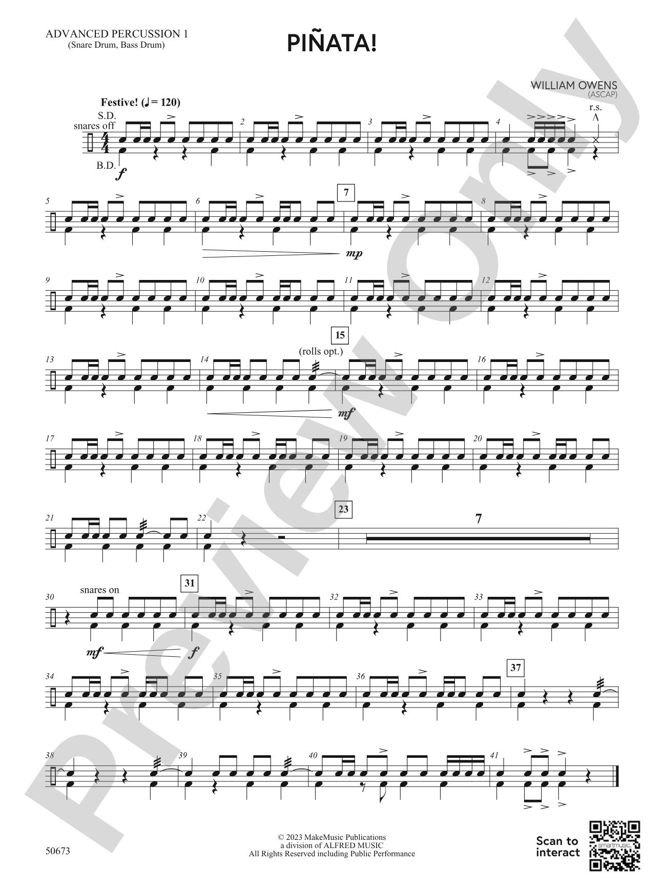 Piñata!: Advanced Percussion 1