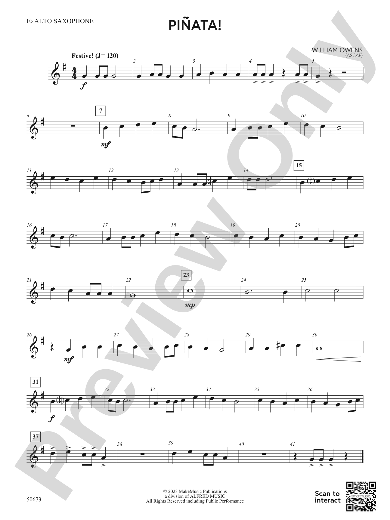 Piñata!: E-flat Alto Saxophone