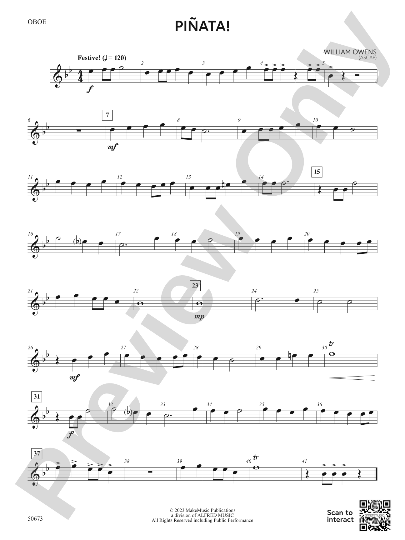Piñata!: Oboe