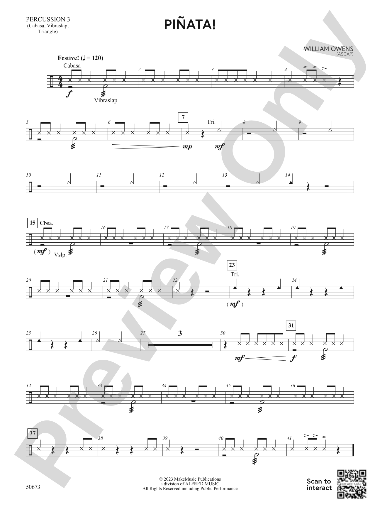 Piñata!: 3rd Percussion