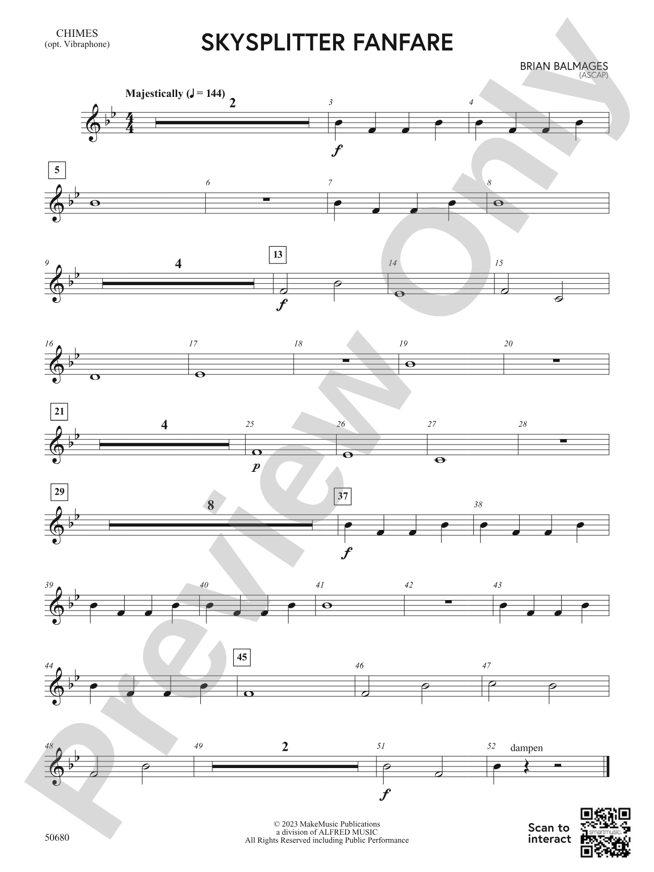 Skysplitter Fanfare: Chimes