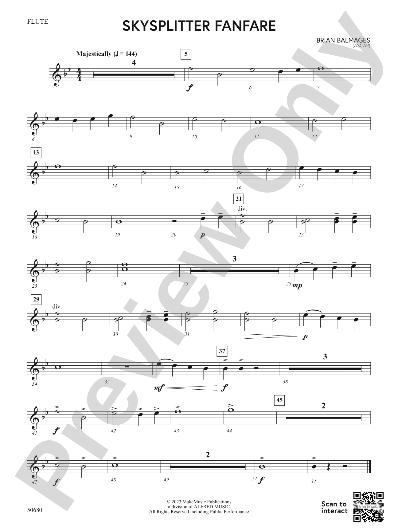 Skysplitter Fanfare: Flute