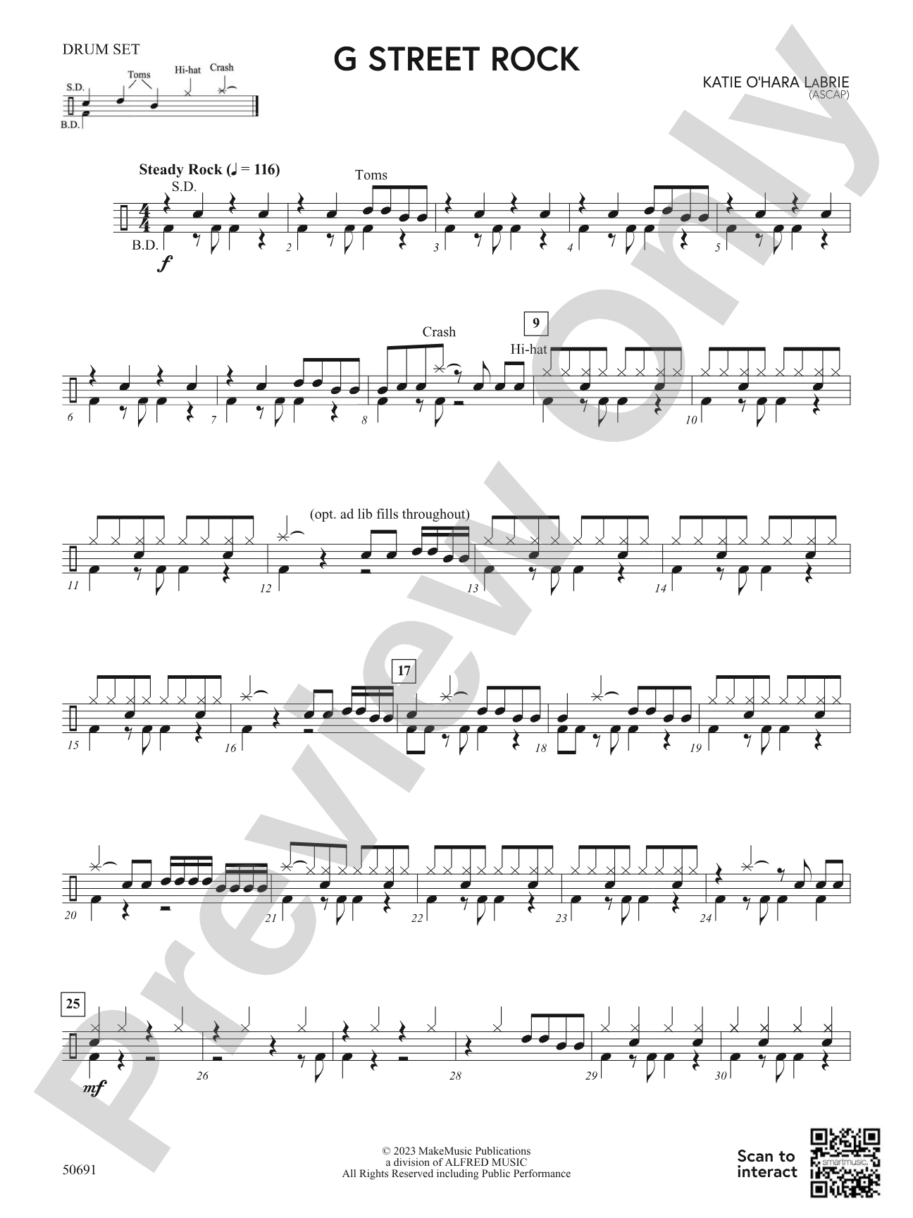 G Street Rock: Drumset