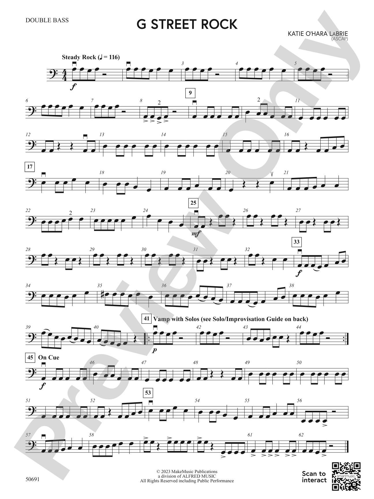 G Street Rock: String Bass