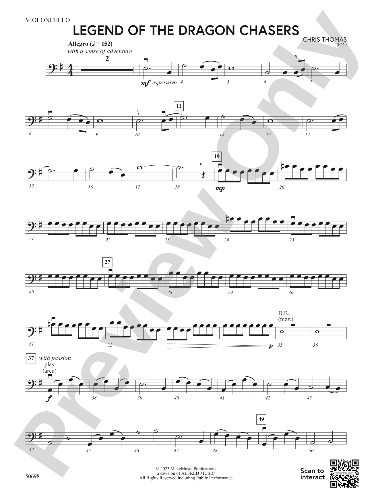 Legend of the Dragon Chasers: Cello