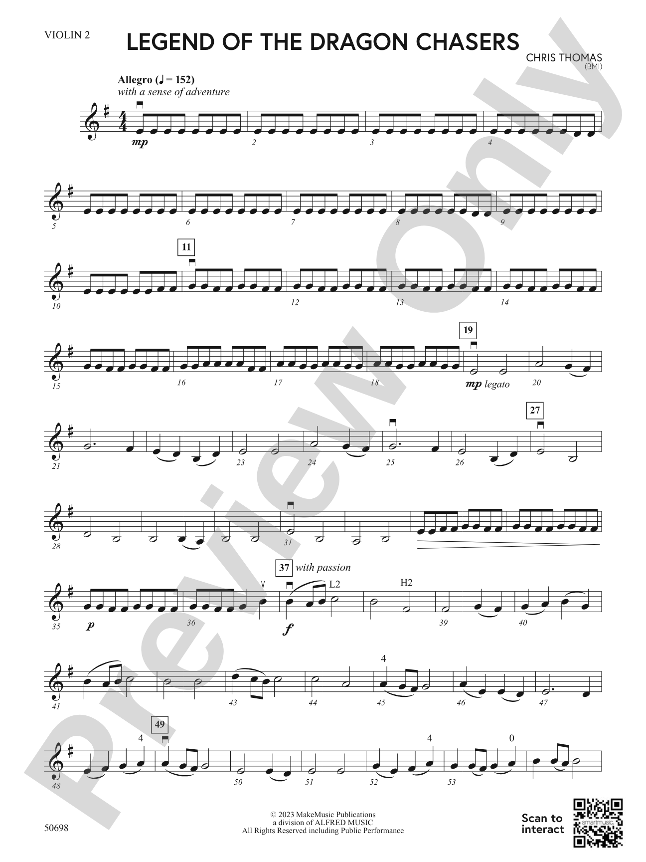 Legend of the Dragon Chasers: 2nd Violin