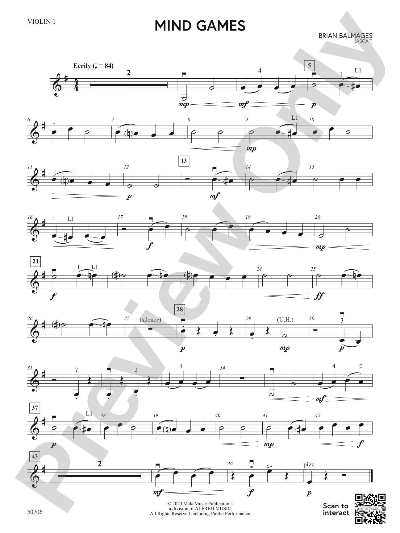 Mind Games: 1st Violin