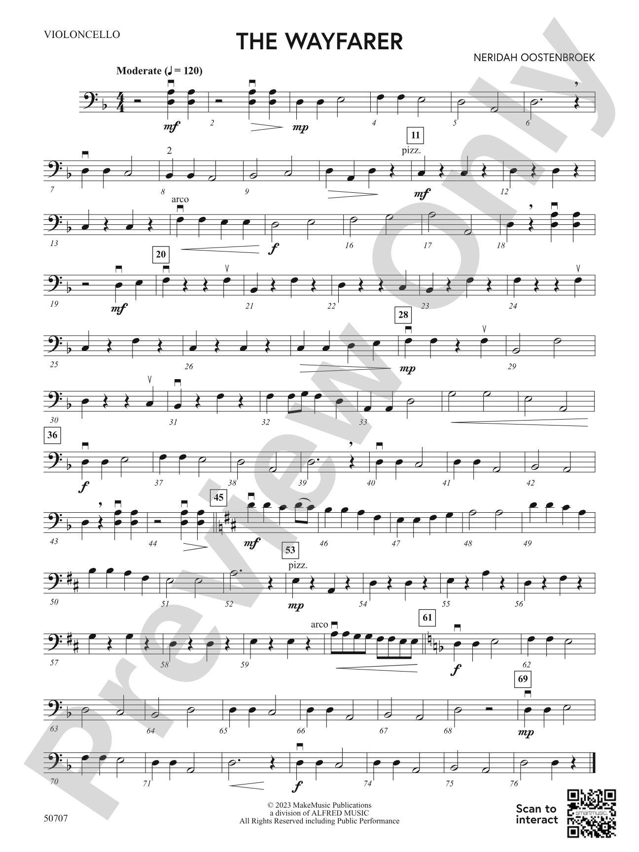 The Wayfarer: Cello