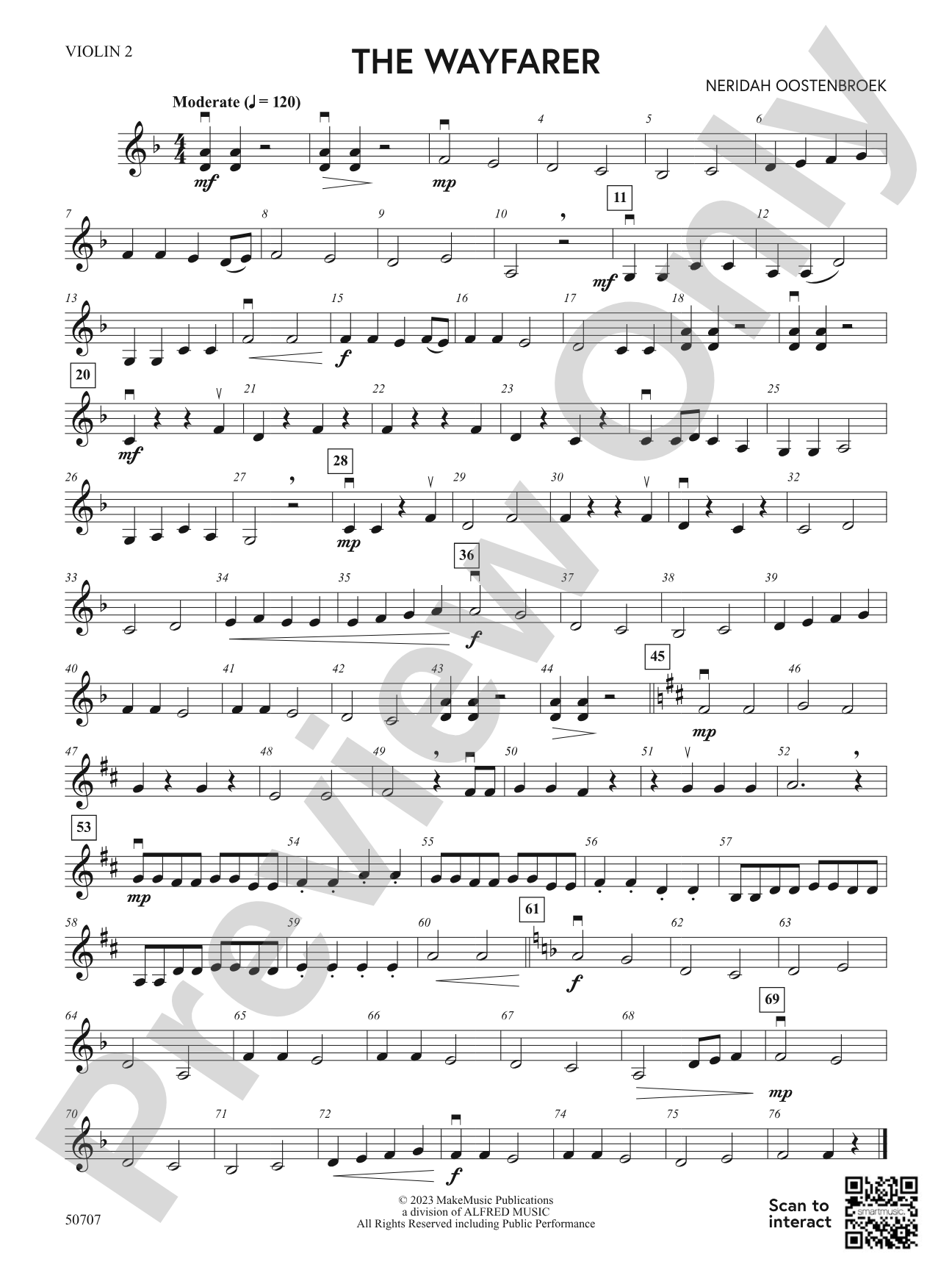 The Wayfarer: 2nd Violin