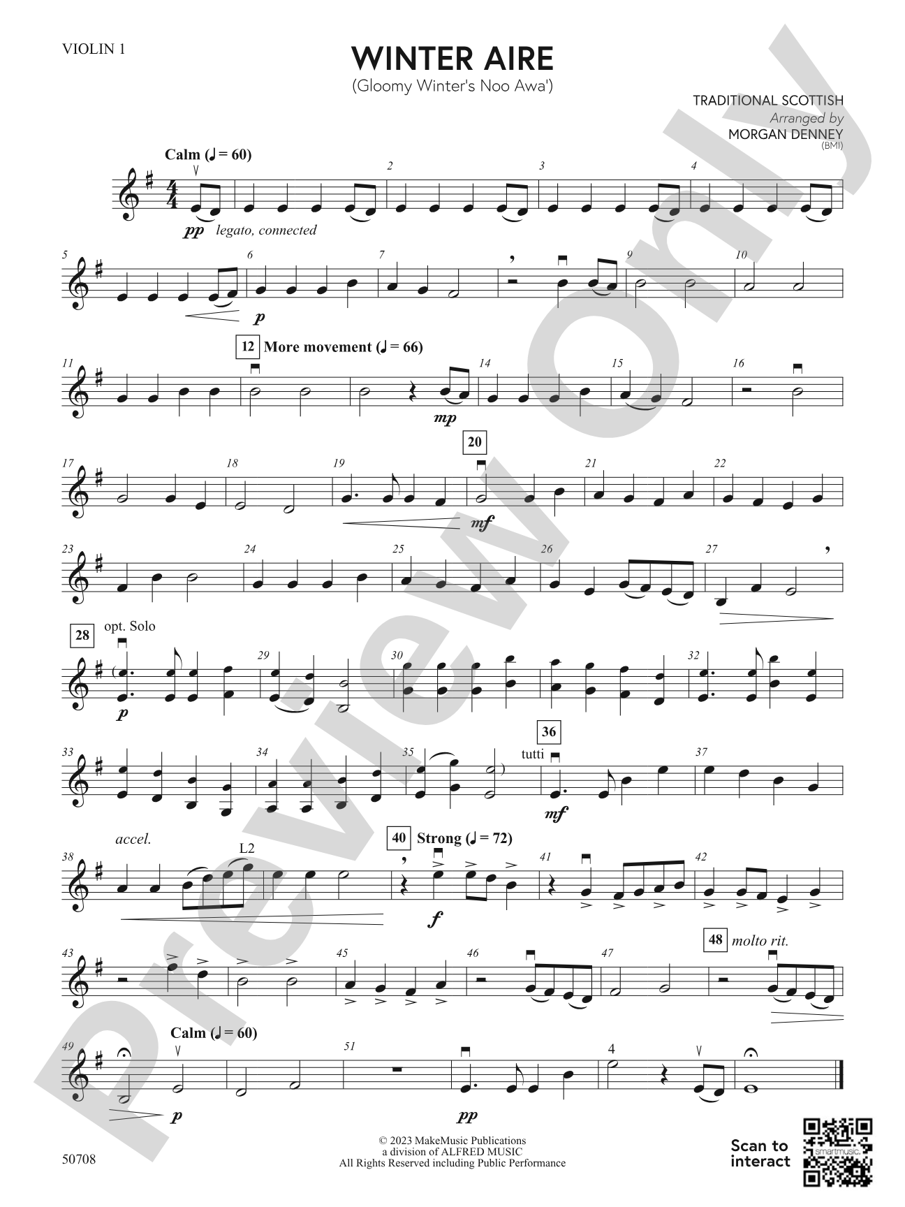 Winter Aire: 1st Violin