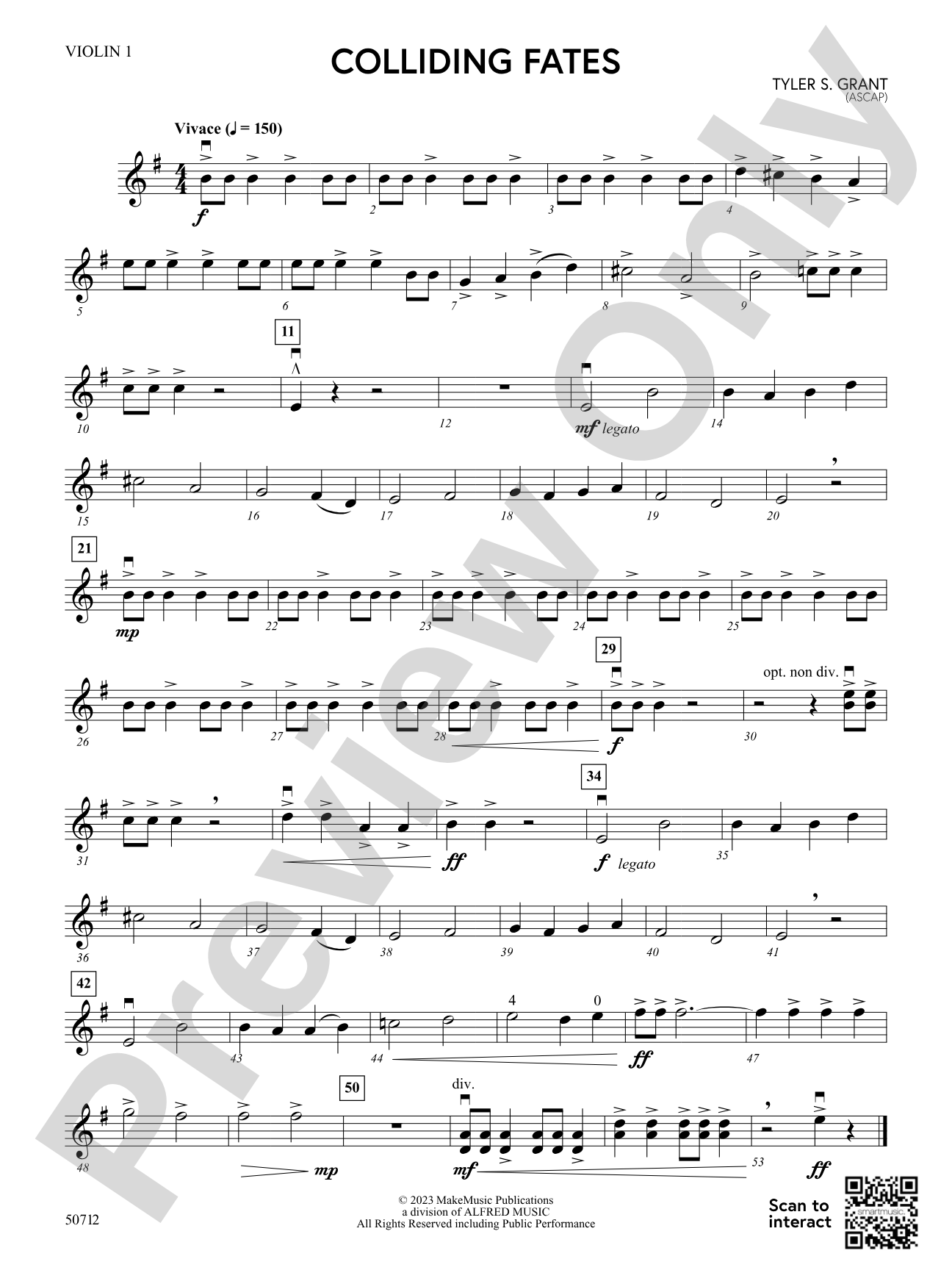 Colliding Fates: 1st Violin