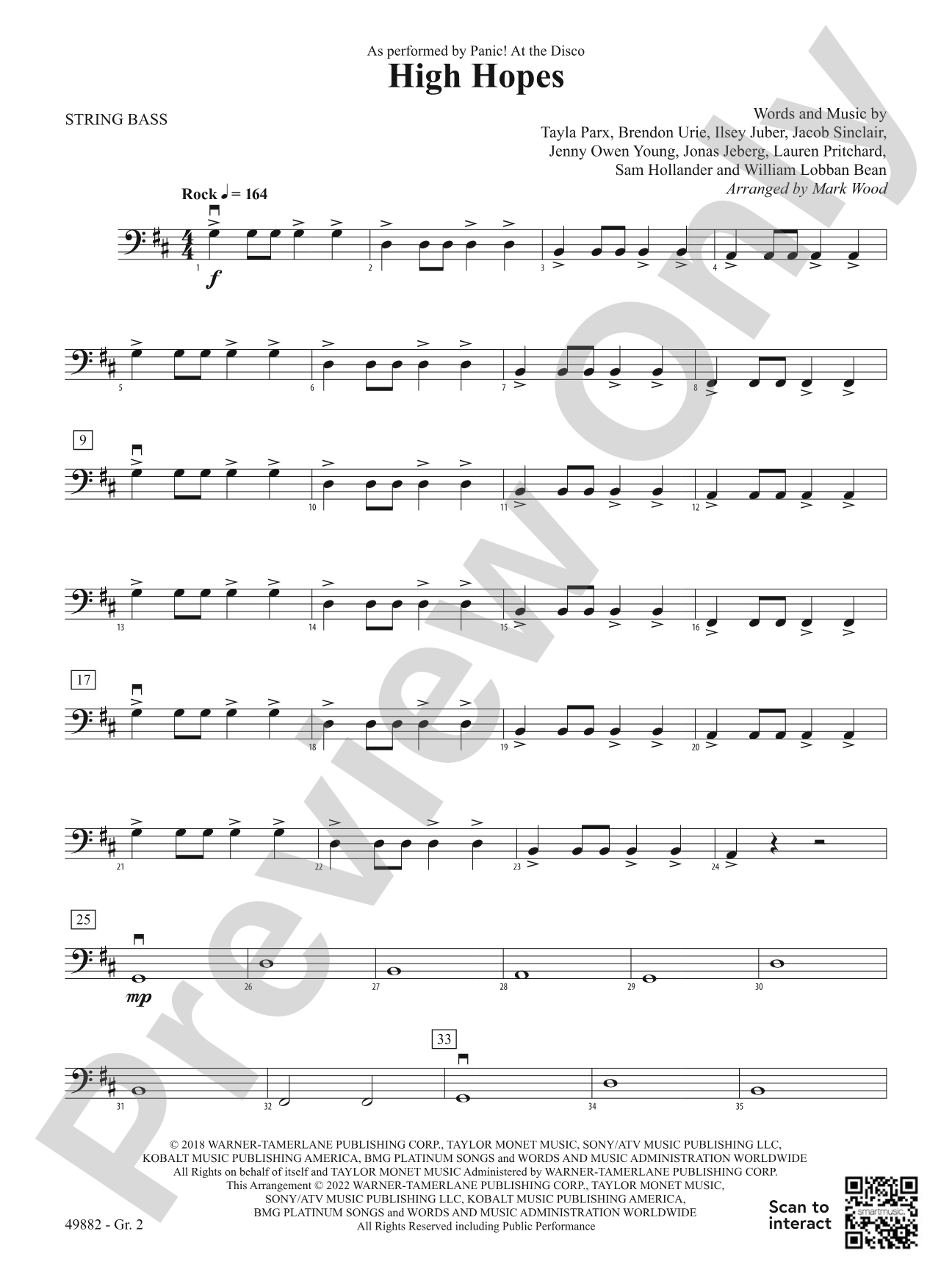High Hopes: String Bass - Grade 2