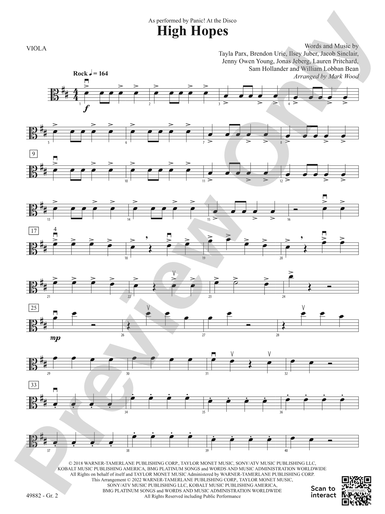 High Hopes: Viola - Grade 2