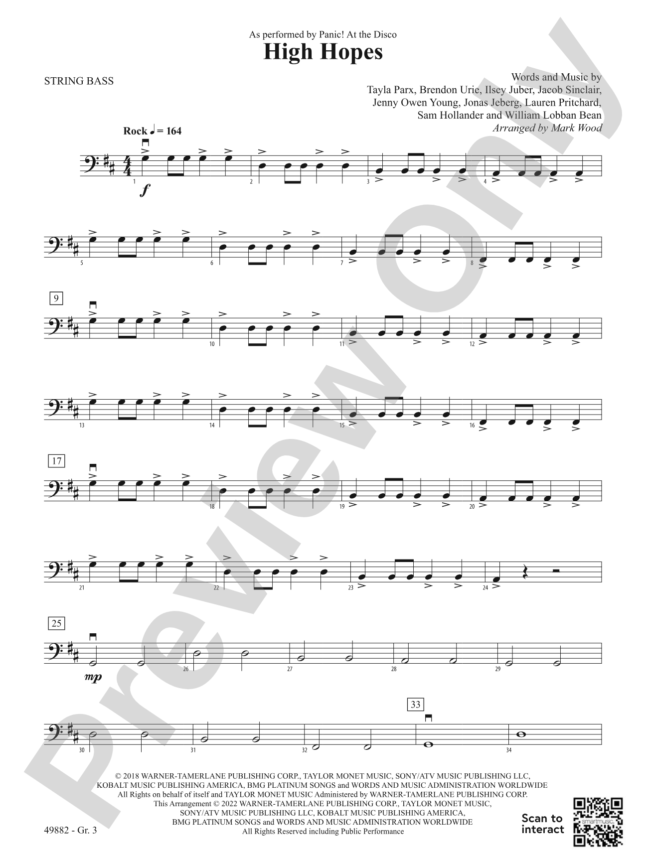 High Hopes: String Bass - Grade 3