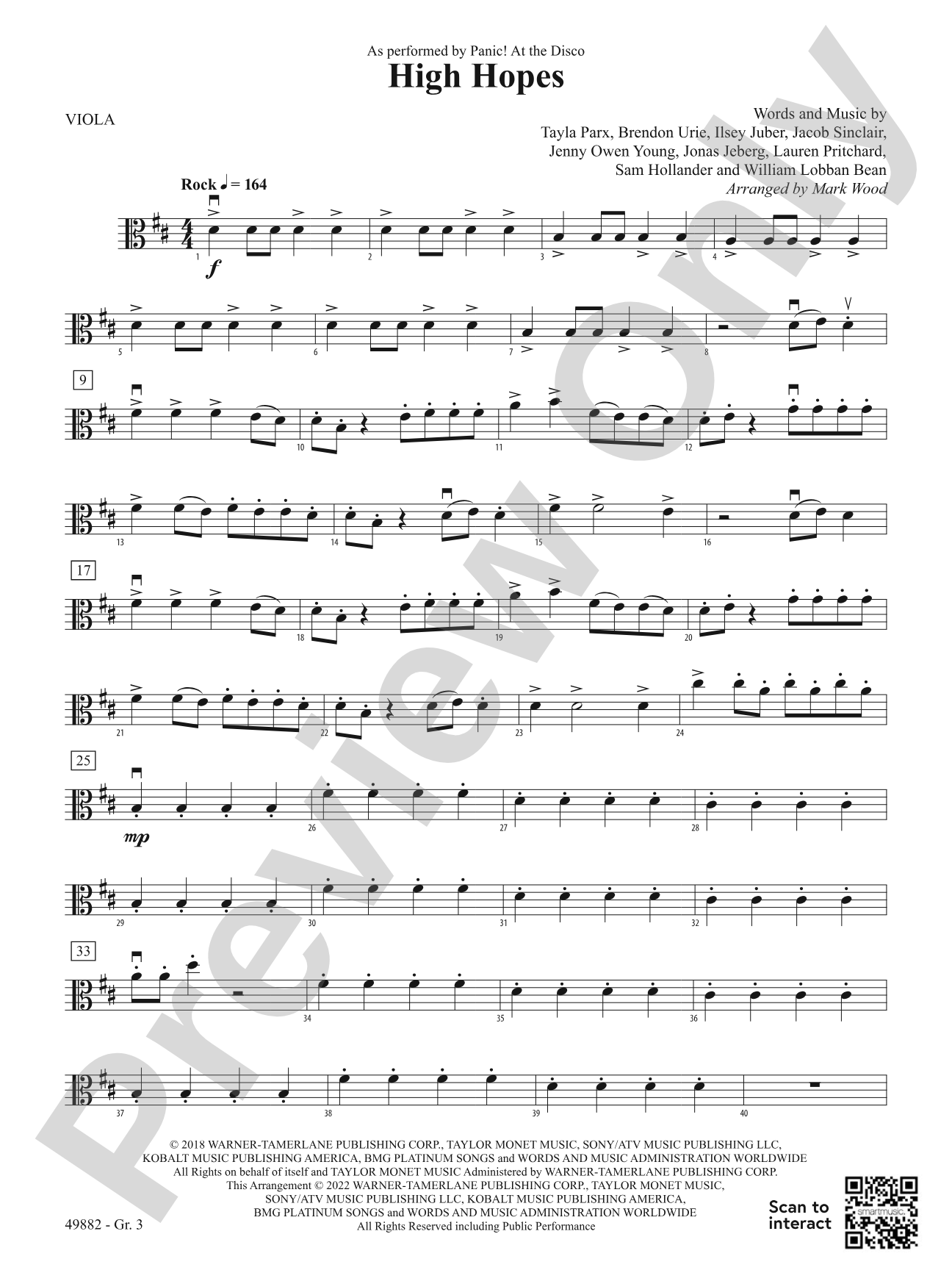 High Hopes: Viola - Grade 3