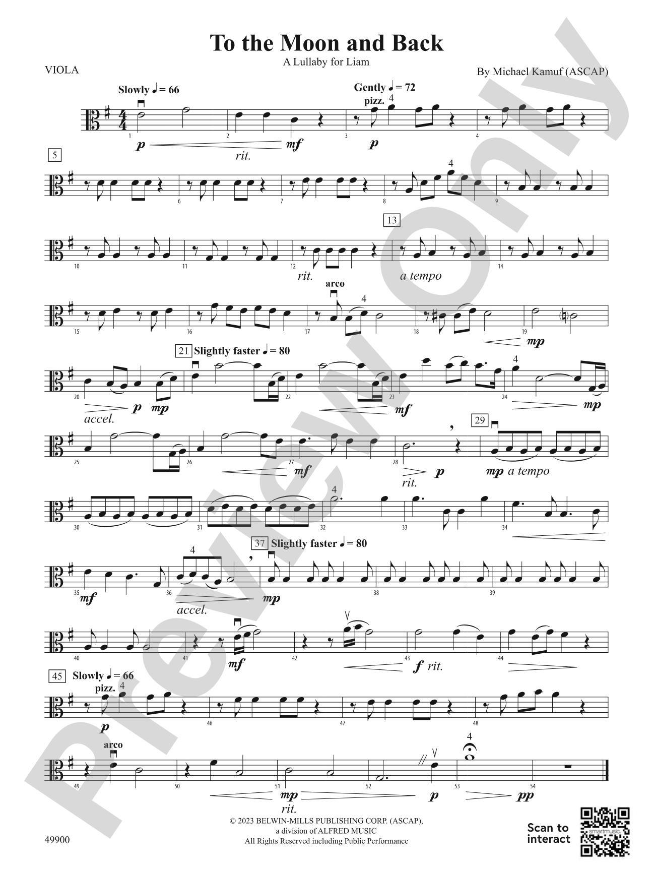To the Moon and Back: Viola