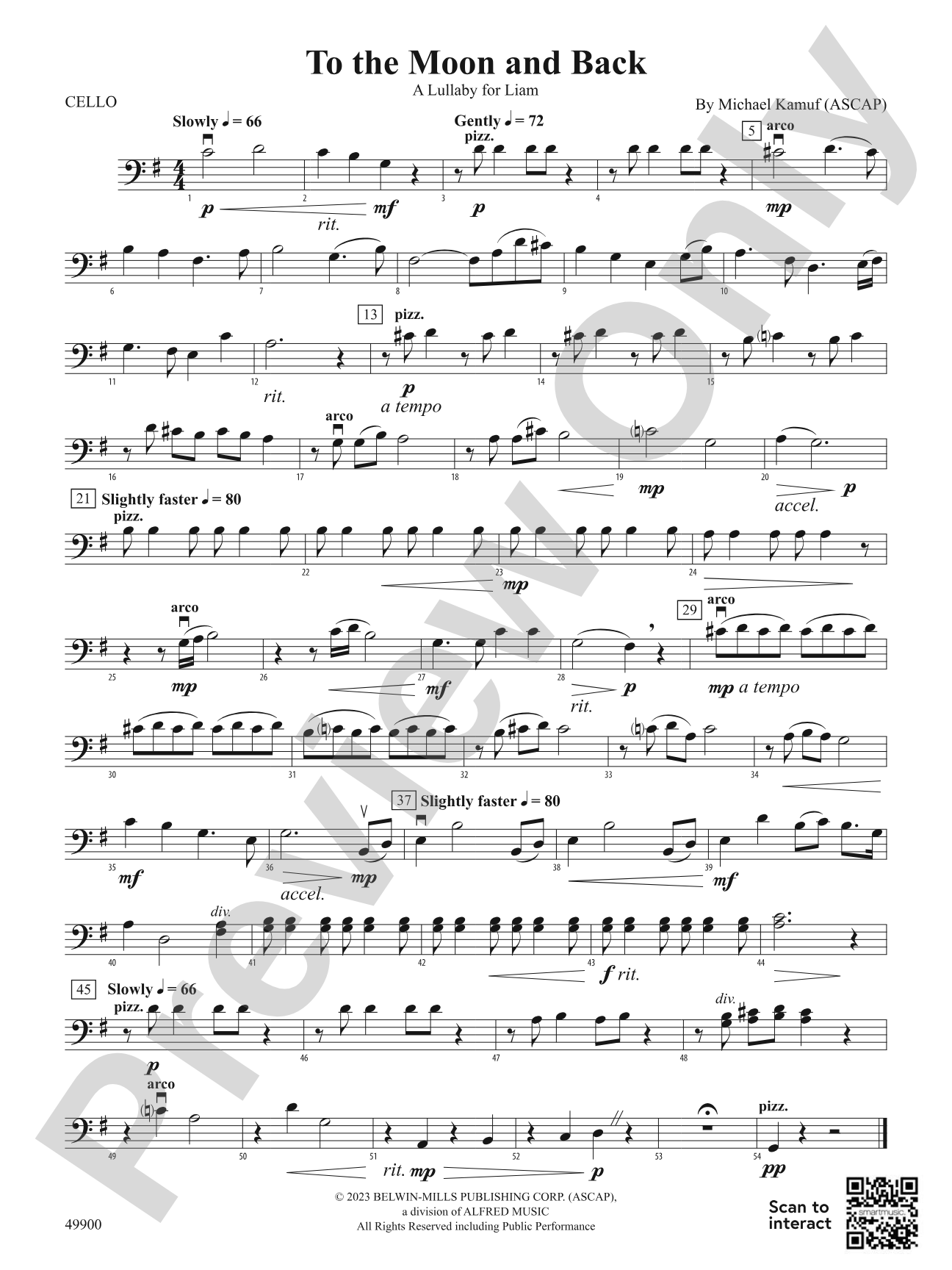To the Moon and Back: Cello