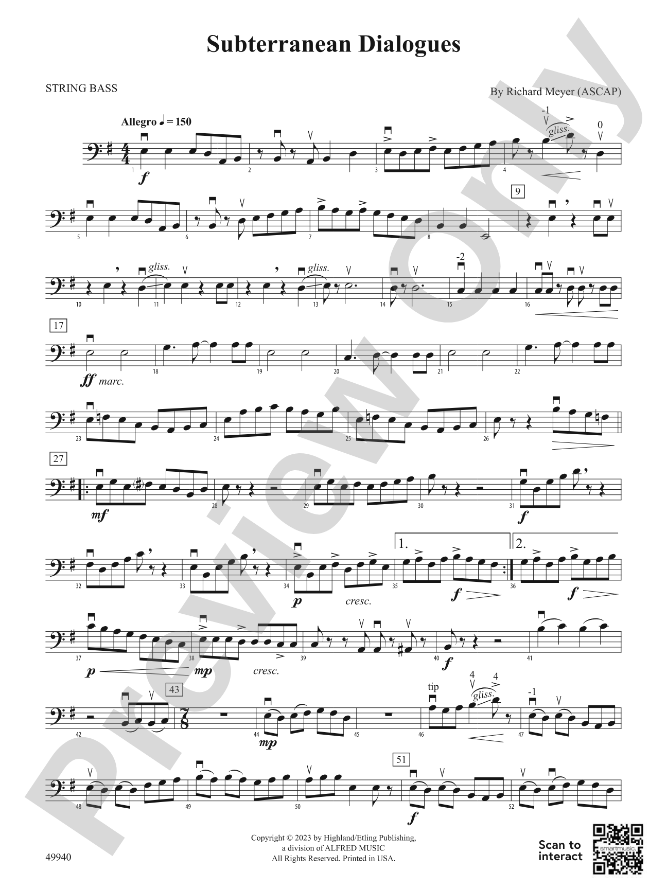 Subterranean Dialogues: String Bass