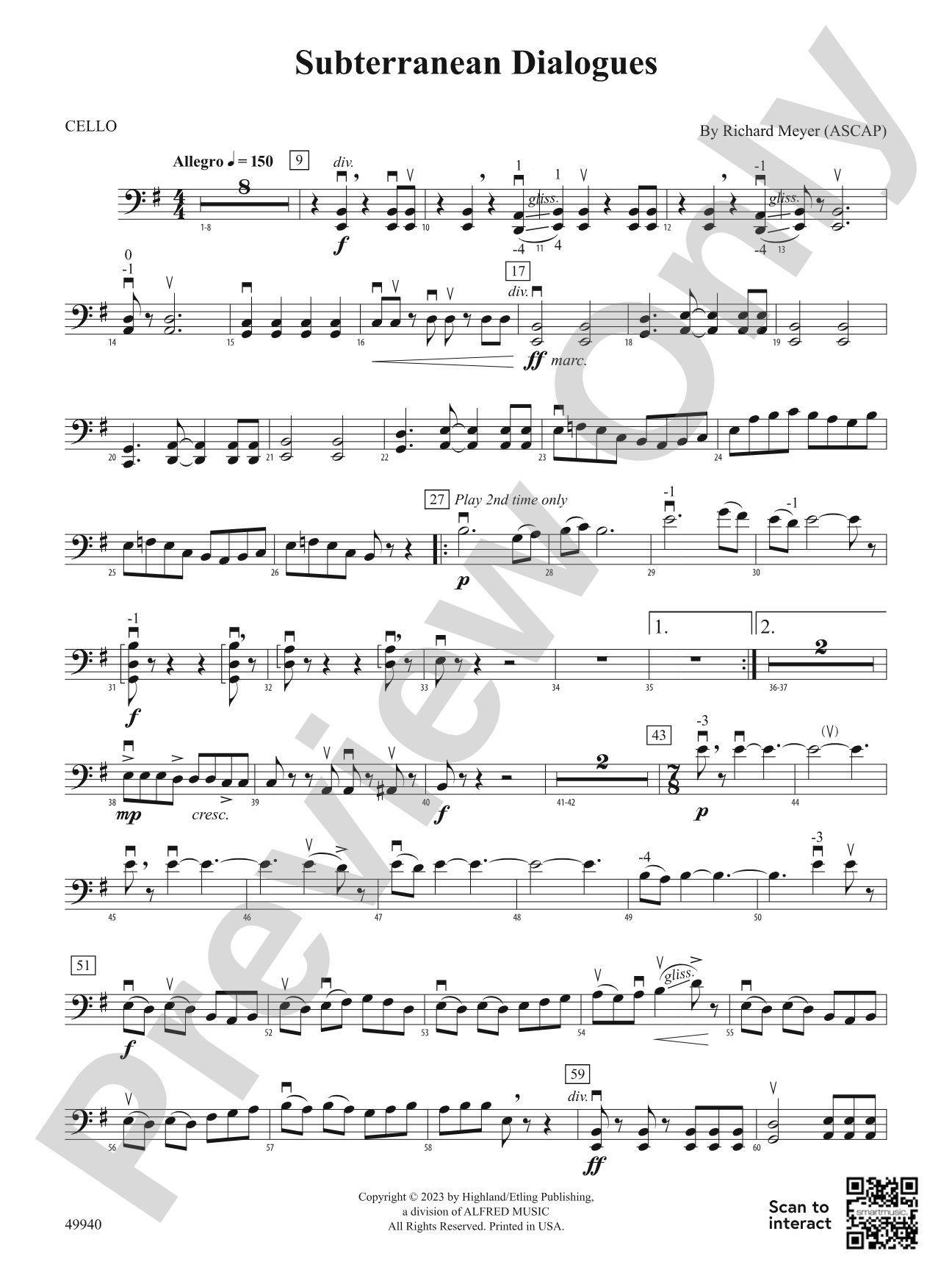 Subterranean Dialogues: Cello