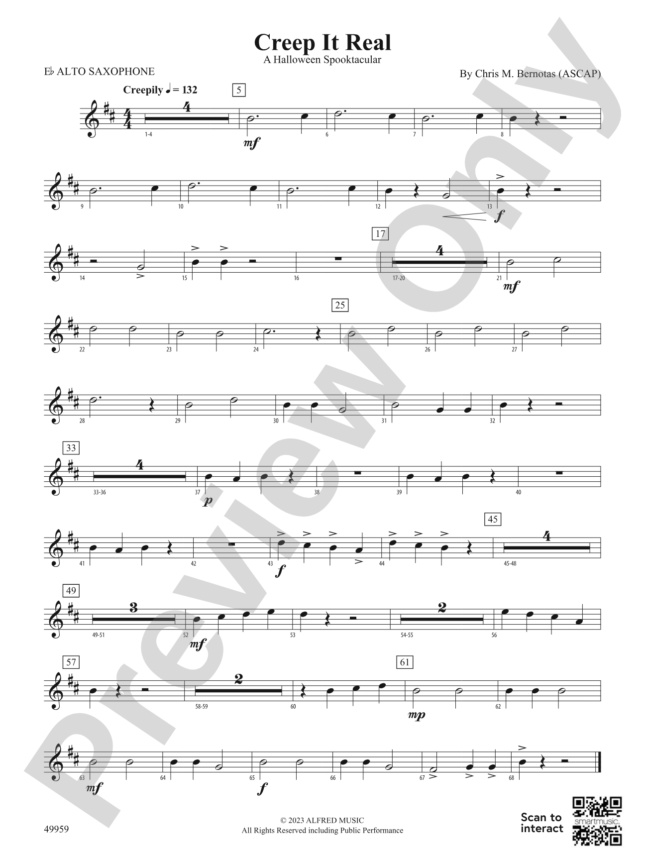 Creep It Real: E-flat Alto Saxophone