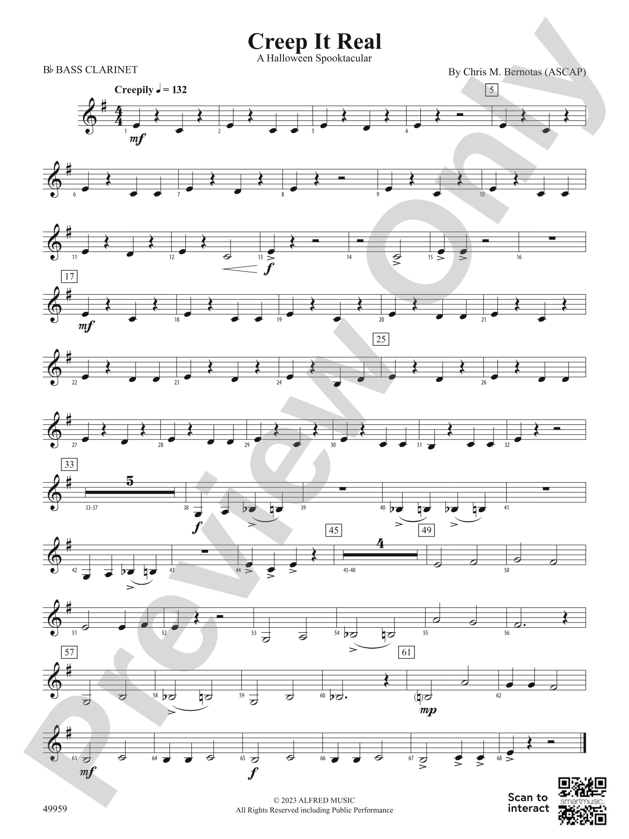 Creep It Real: B-flat Bass Clarinet