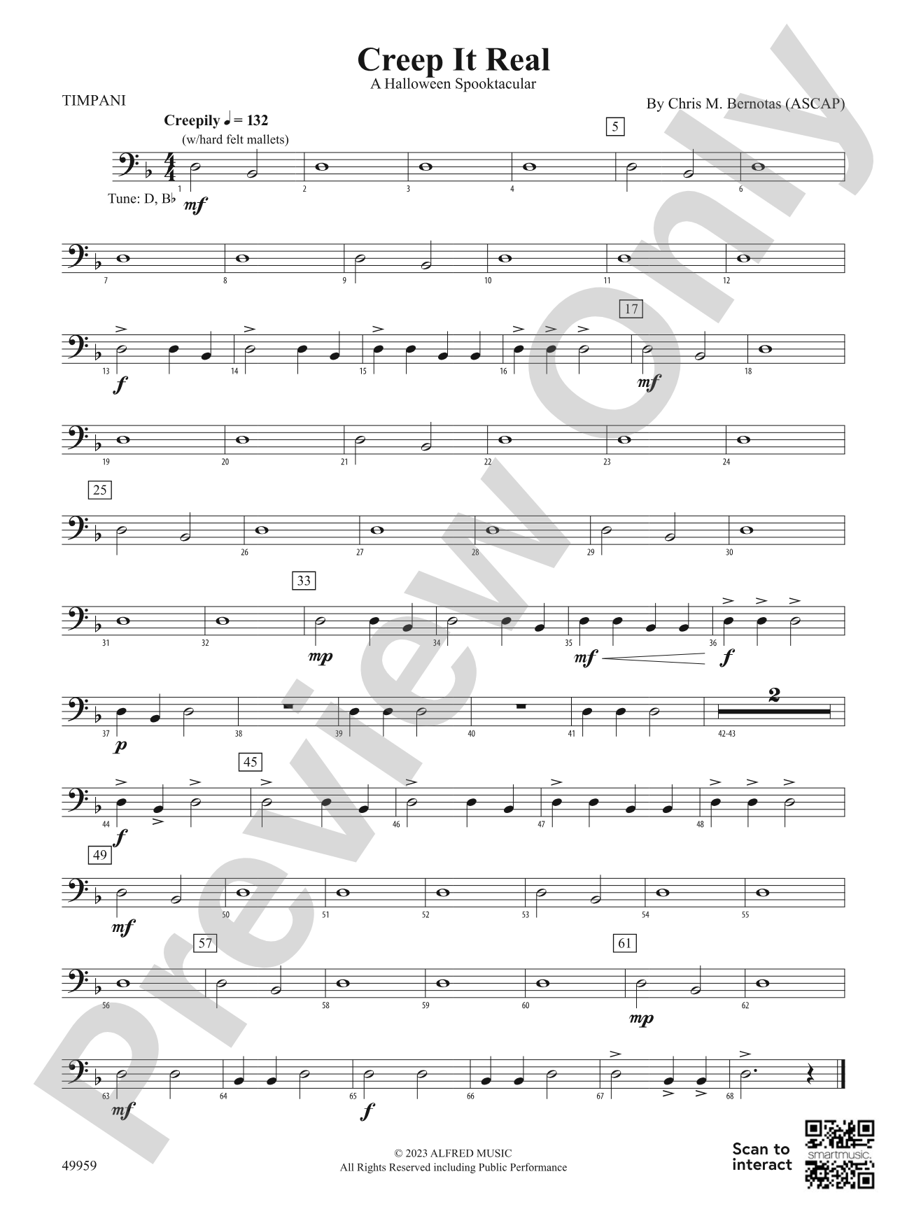 Creep It Real: Timpani