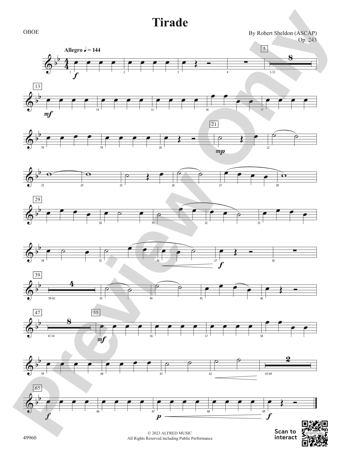 Tirade: Oboe