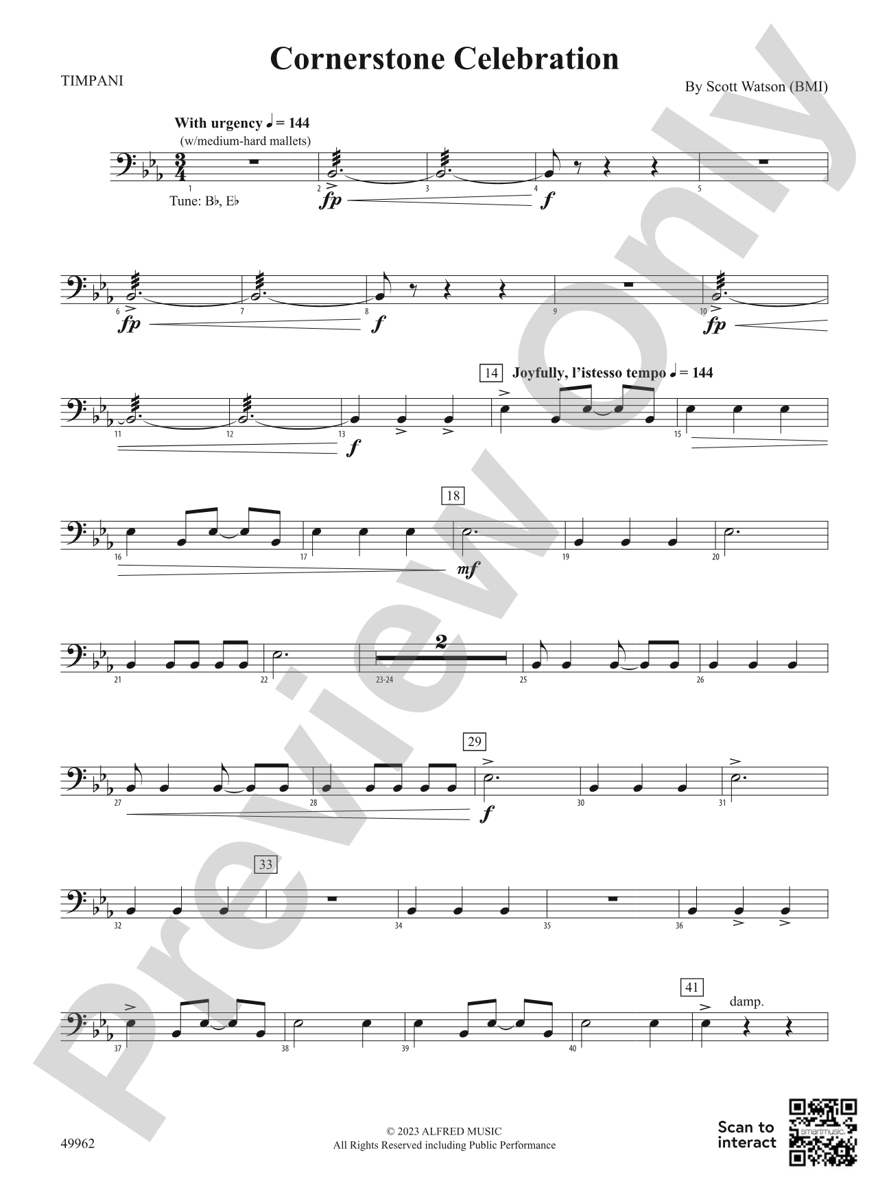 Cornerstone Celebration: Timpani