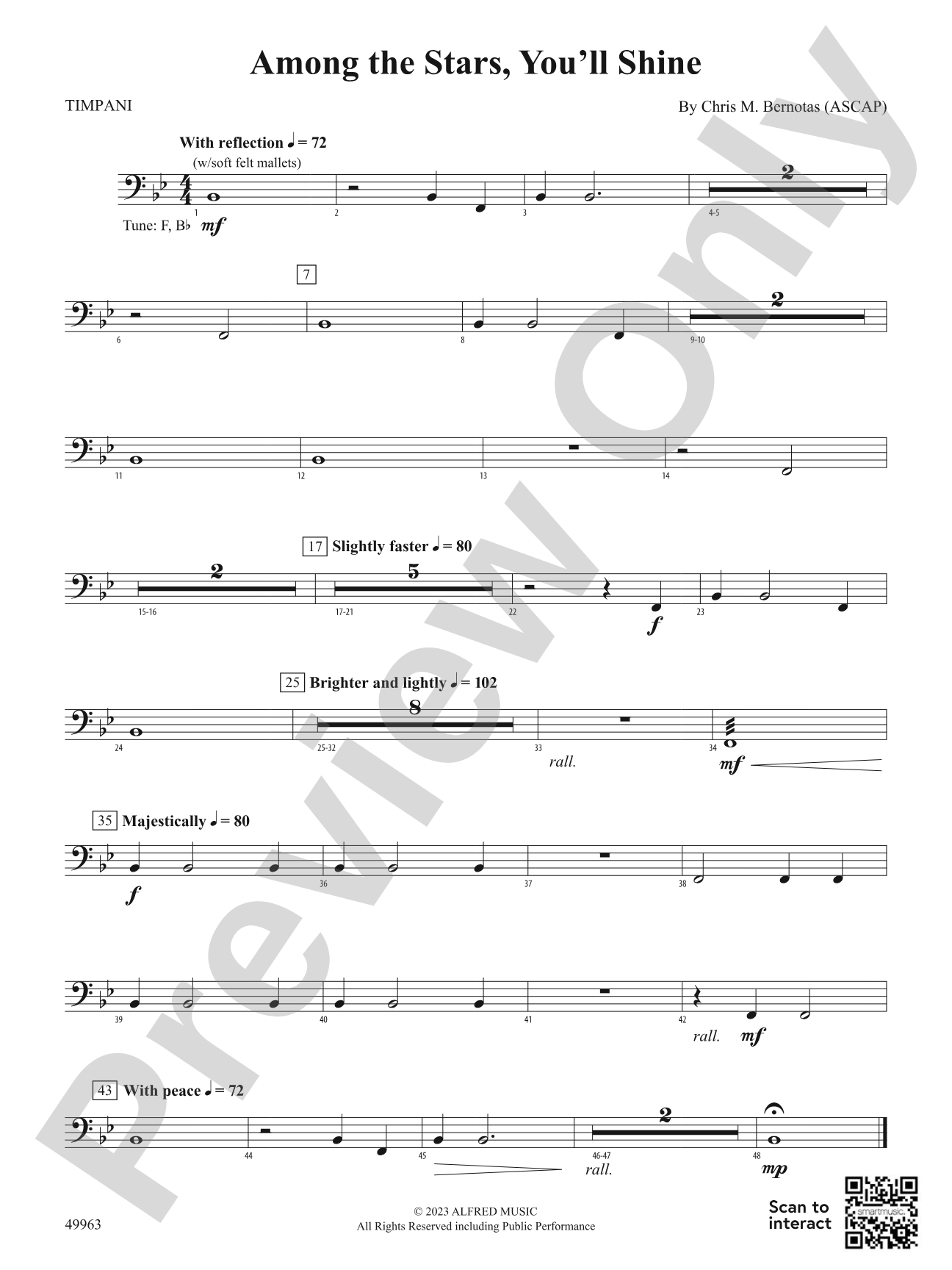 "Among the Stars, You'll Shine: Timpani"