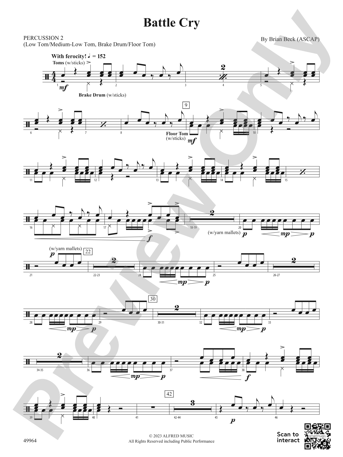 Battle Cry: 2nd Percussion