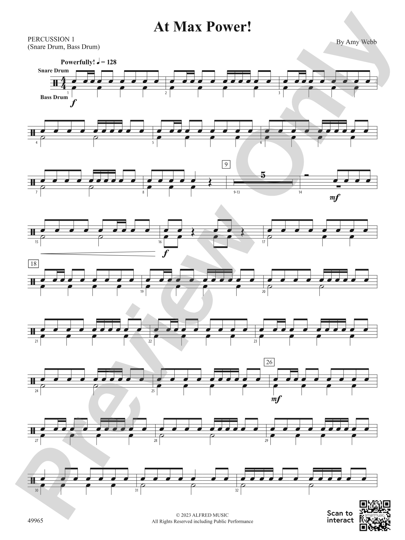 At Max Power!: 1st Percussion