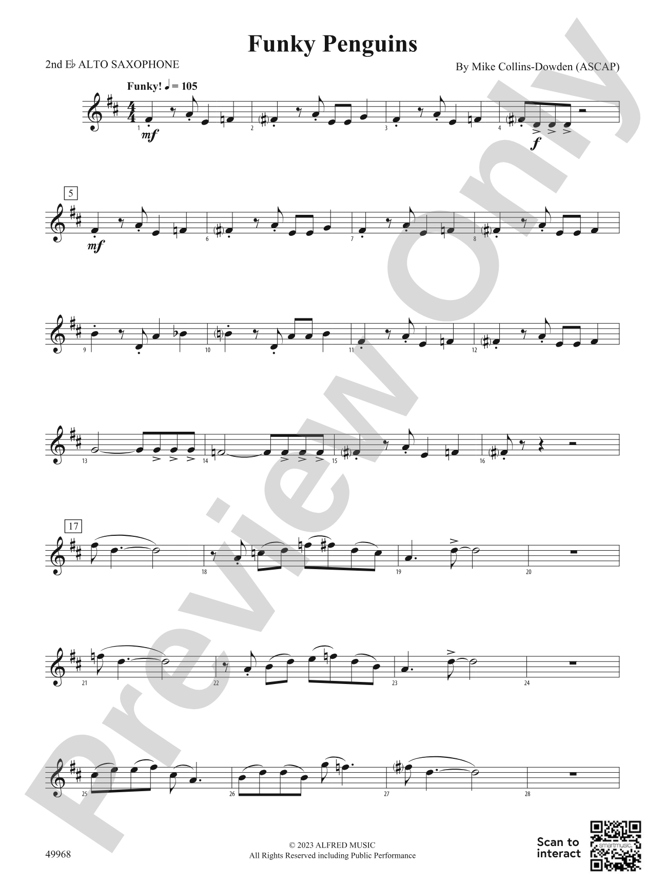 Funky Penguins: 2nd E-flat Alto Saxophone