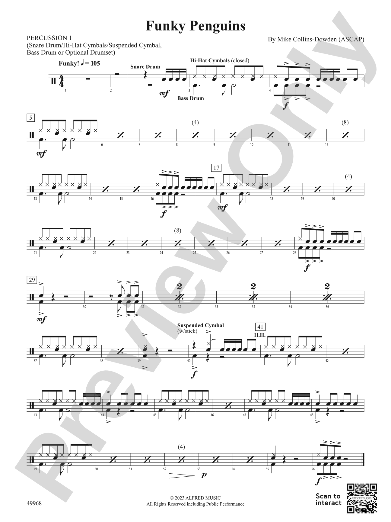 Funky Penguins: 1st Percussion