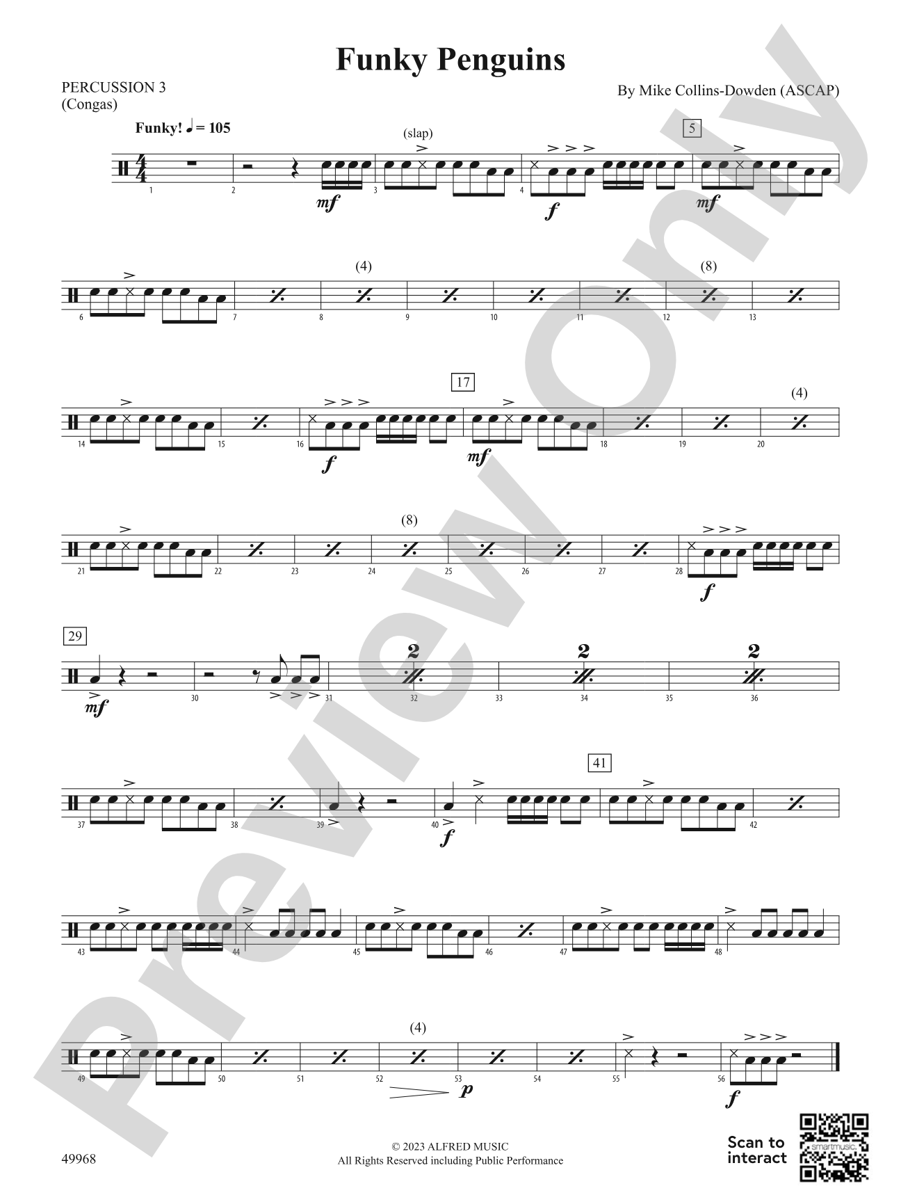 Funky Penguins: 3rd Percussion