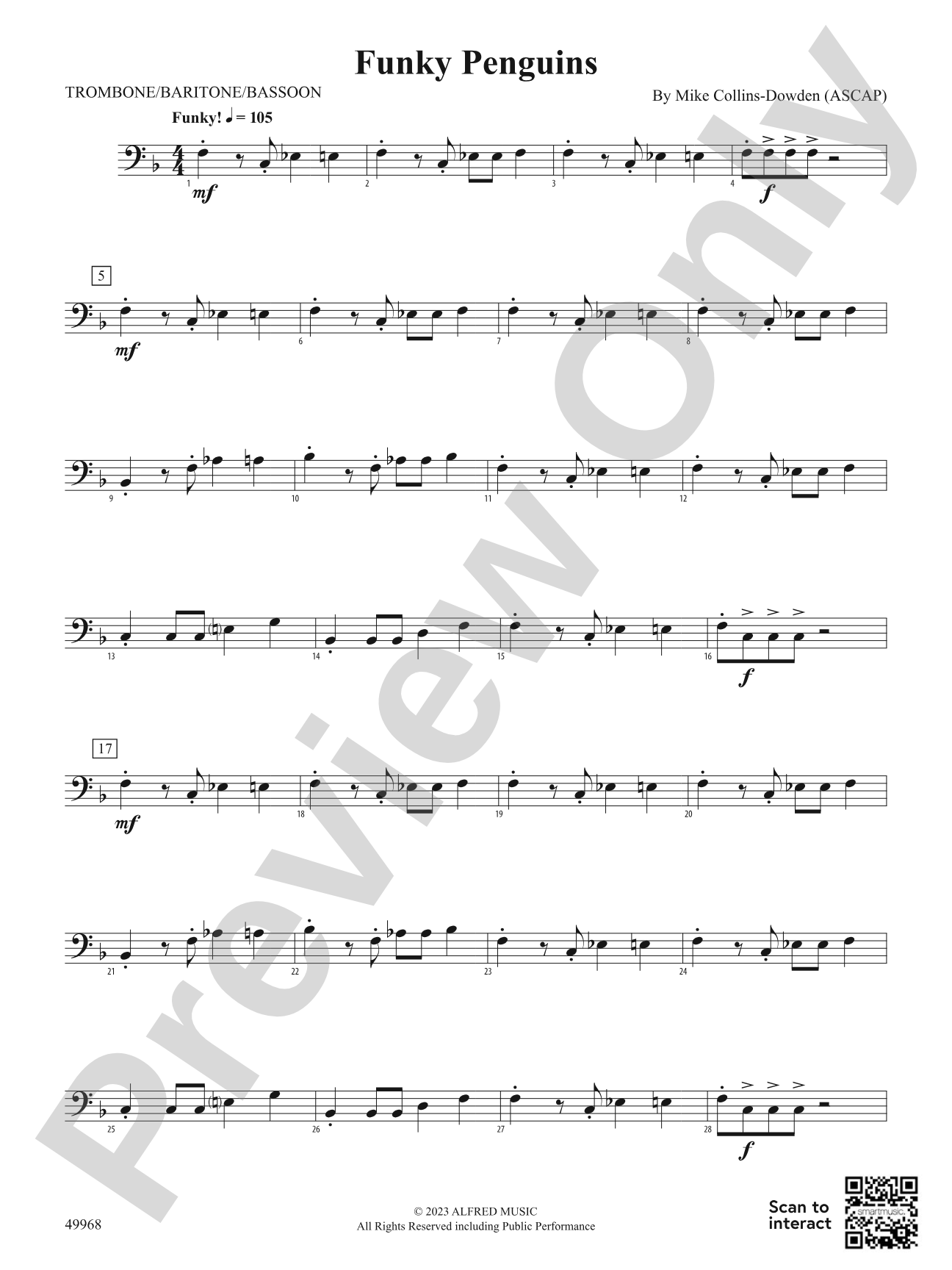 Funky Penguins: 1st Trombone